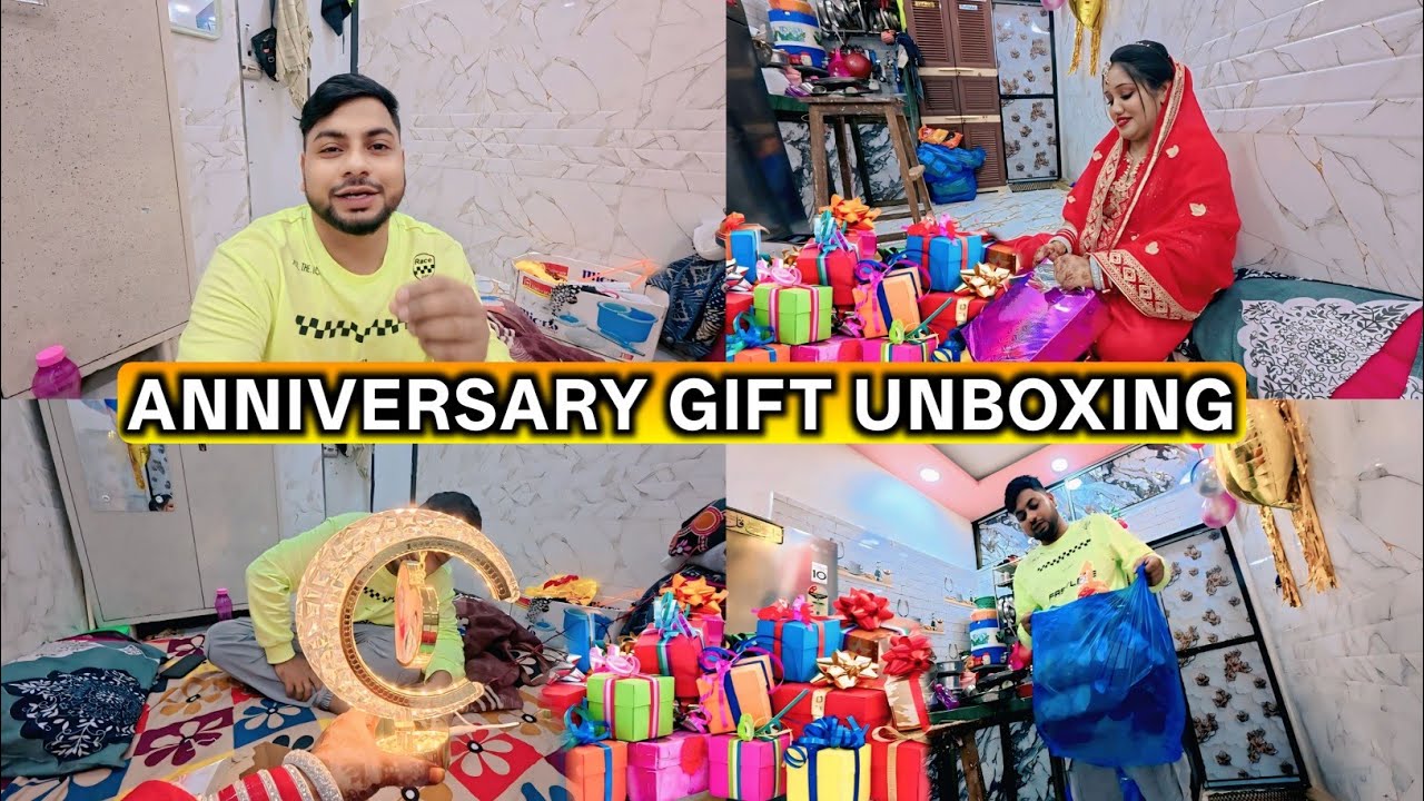 Anniversary Gift Unboxing | Kya Kya Mila Hame | Alhamdulillah Sab Ho Gaya | Mumbai Slum Life