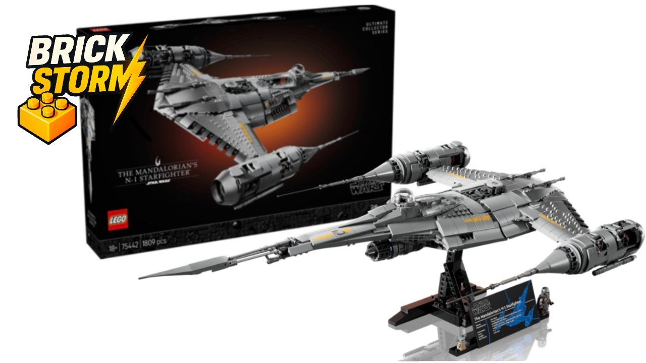 Lego Star Wars UCS 75442 N-1 Starfighter Speed Build
