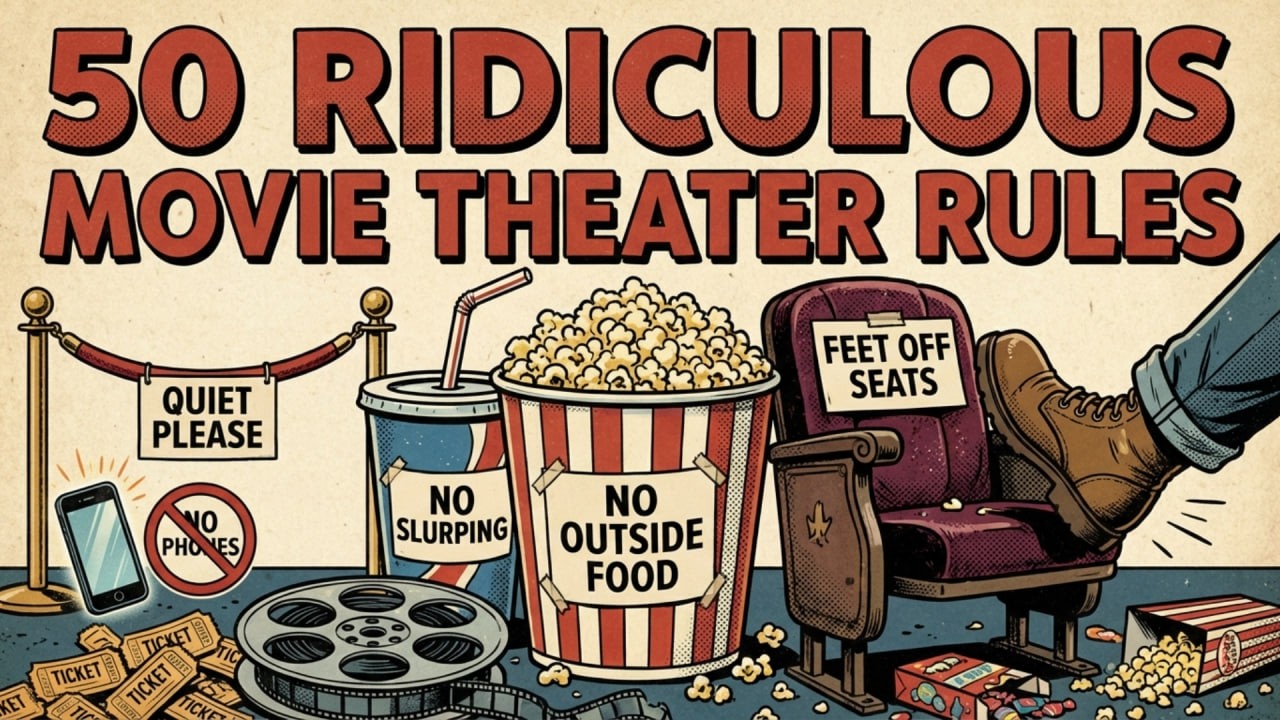 50 Dumbest Movie Theater Rules That Can Get You Kicked Out