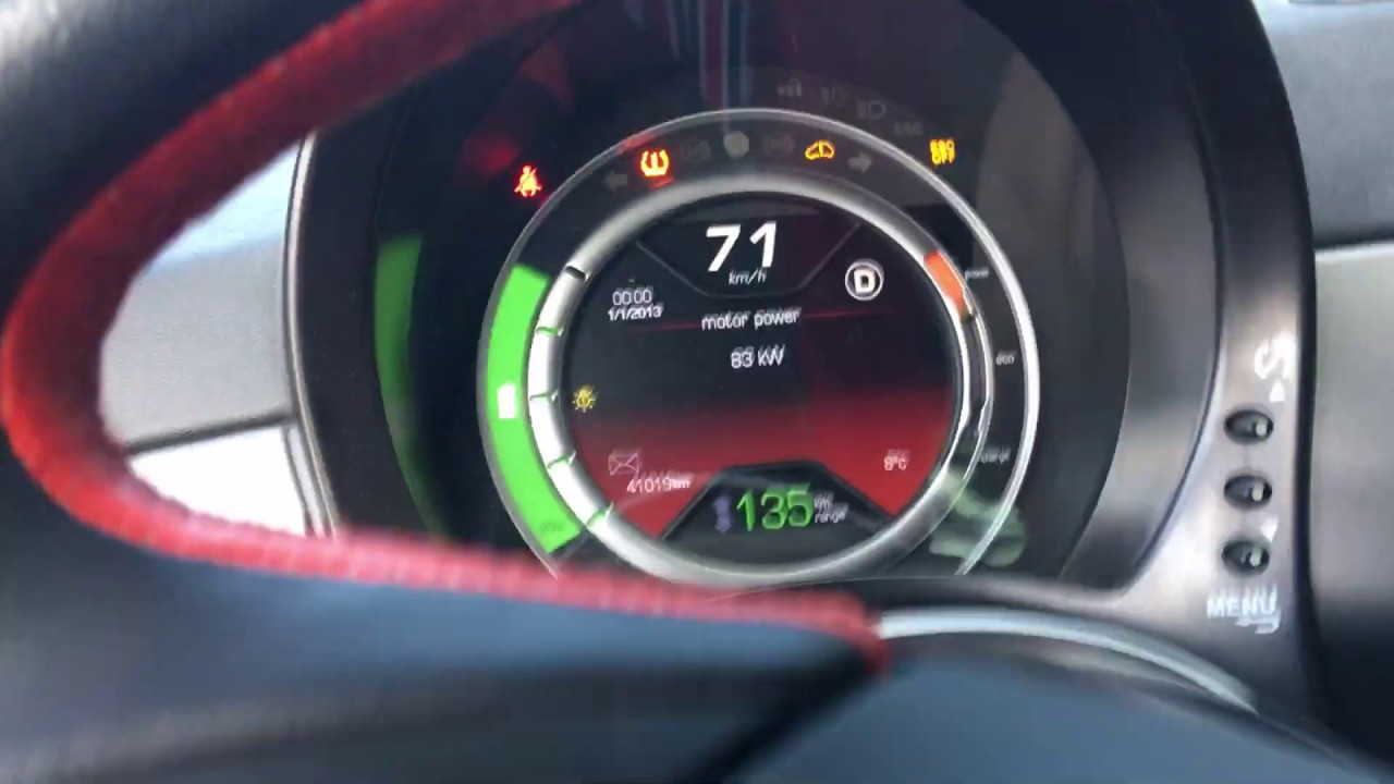 Power test after Fiat 500e dead with 47% SOC - Limited Power Mode