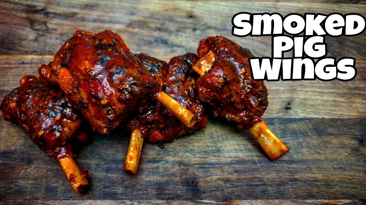 Smoked Pig Wings - How To Smoke Pig Wings