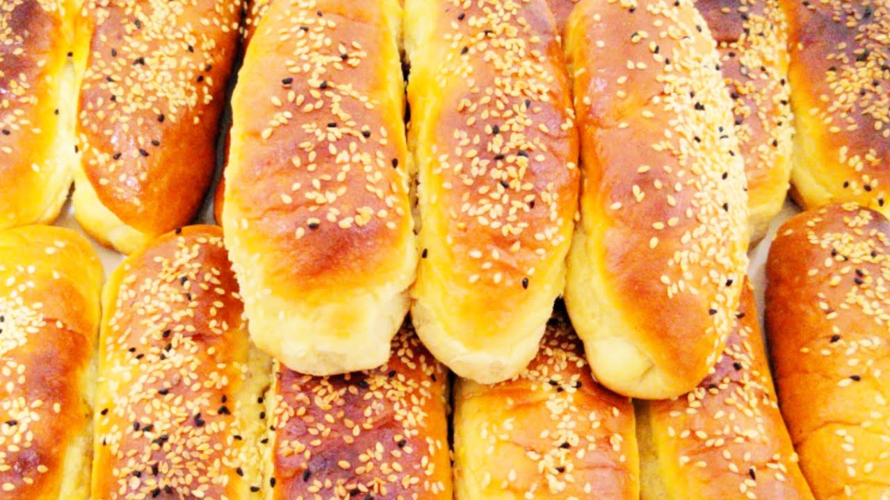خبز السندويش السوري القطني بأسهل مكونات بالبيت(خبز الصمون الفينو الاسفنجي) #صمون