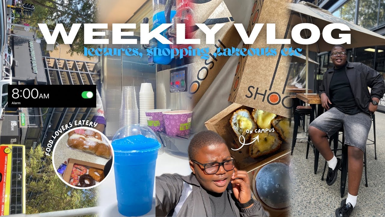 WEEKLY VLOG: unfiltered days in my life | lectures | shopping | food etc 