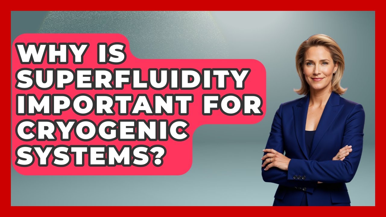 Why Is Superfluidity Important For Cryogenic Systems? - Quantum Tech Explained