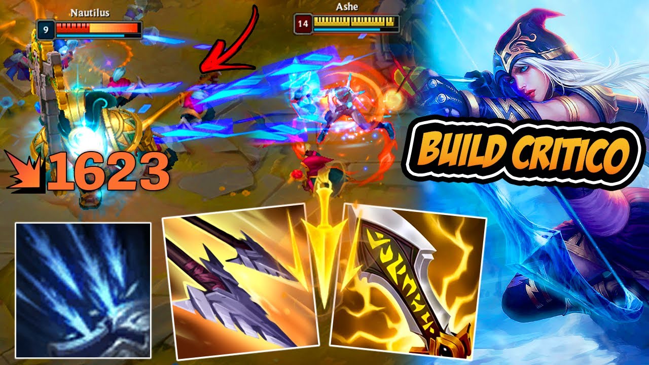 ASHE NOVA SUPER BUILD DE CRÍTICO É COMPLETAMENTE ROUBADA *DANO ABSURDO*
