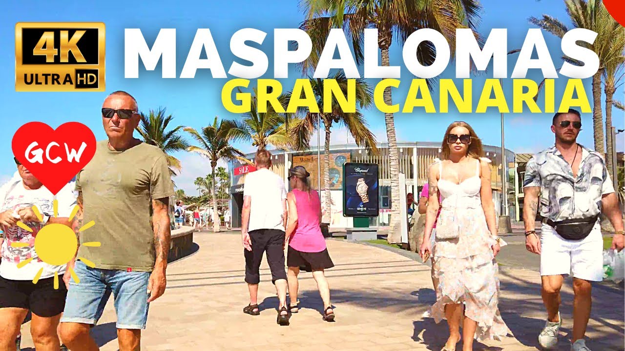 MASPALOMAS Gran Canaria February 2024 🔴 Faro Maspalomas to RIU Palace Meloneras Hotel