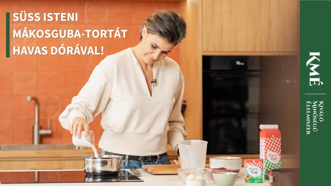 Süss isteni mákosguba-tortát Havas Dórával!