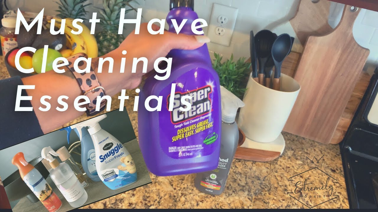 MY FAVORITE CLEANING PRODUCTS! **Must have cleaning Essentials! How to keep your home clean