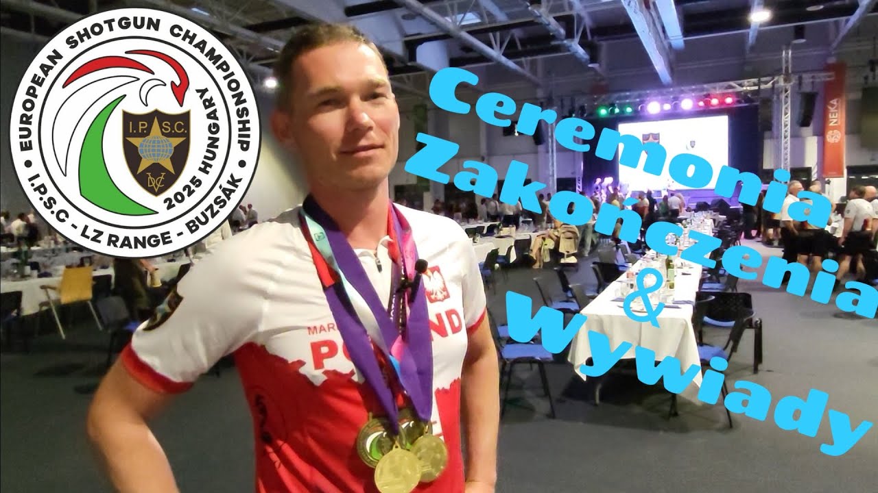 Mistrzostwa Europy strzelba IPSC 2025 - ceremonia wręczenia nagród