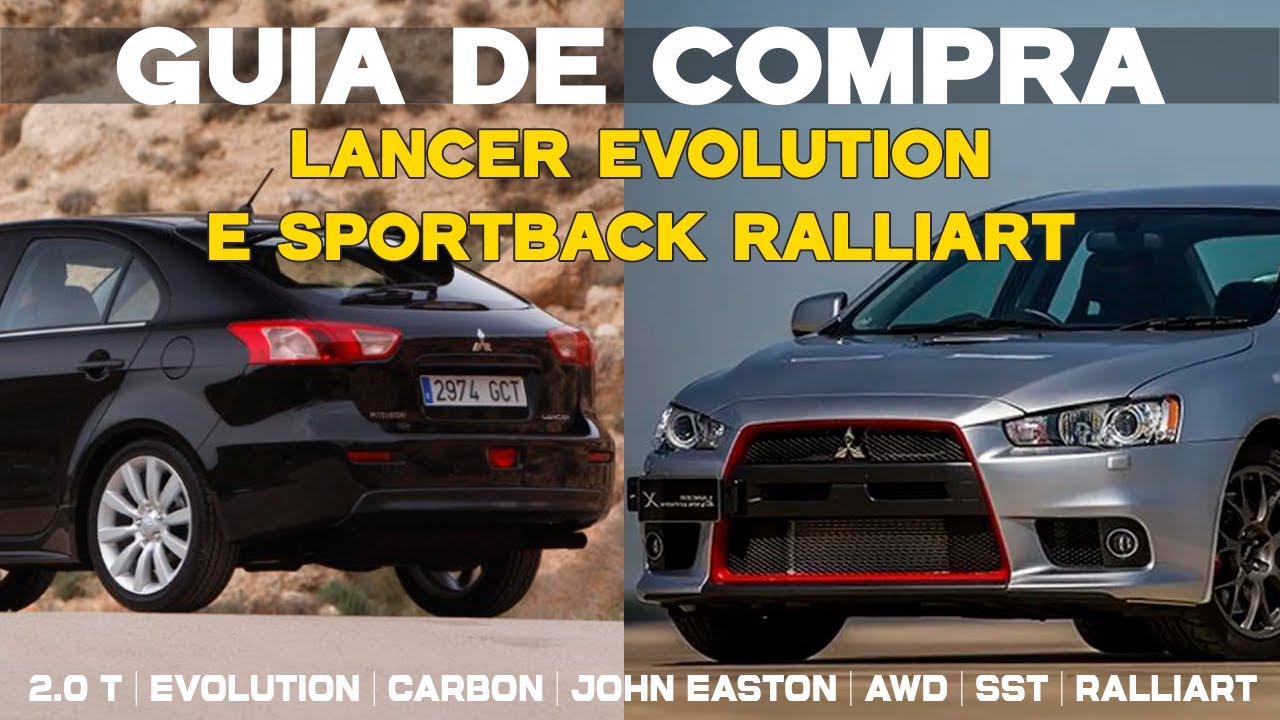 Mit. Lancer Evolution X e Ralliart: Guia de compra - versões, opcionais e problemas crônicos.