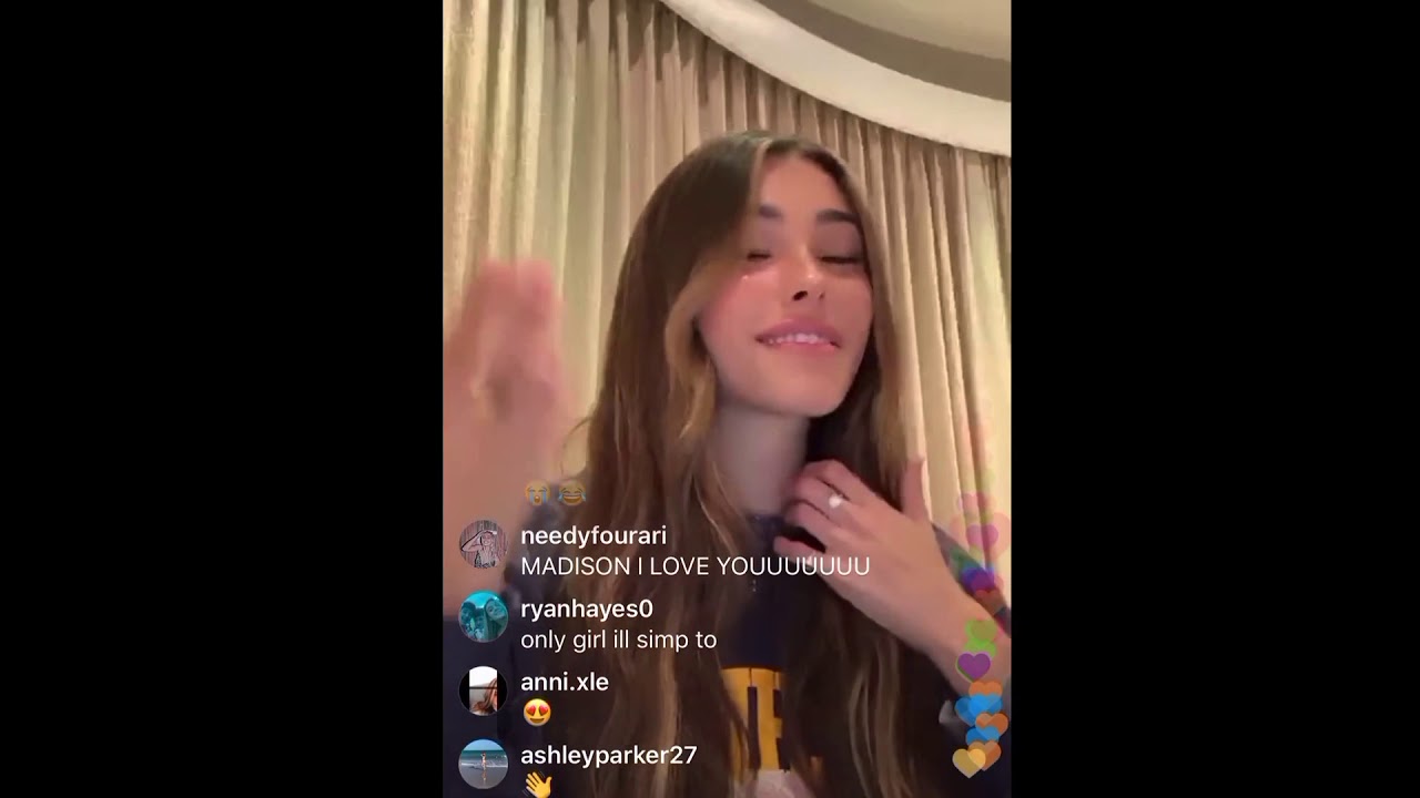MADISON BEER SINGING SELFISH ON LIVE  | 3/20/20 |