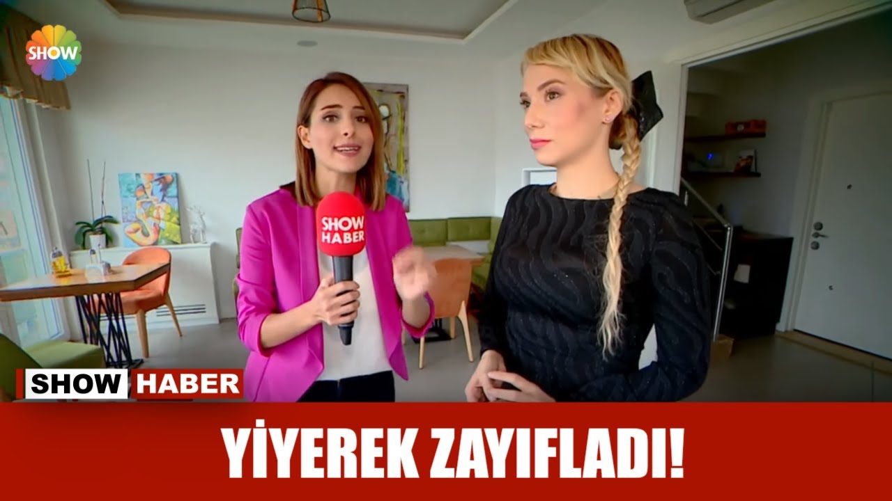 Yiyerek zayıfladı!