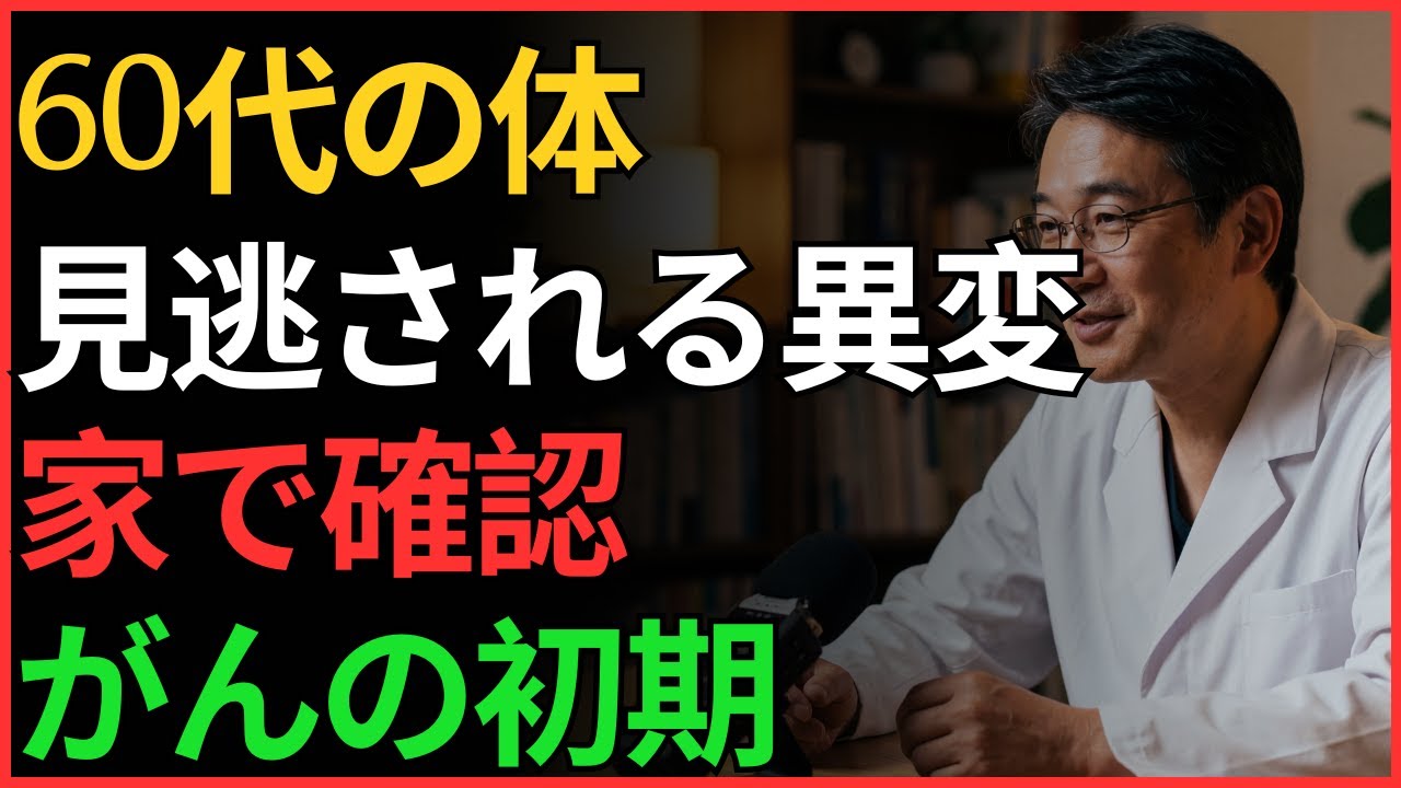 99％が知らない がん初期の体の変化、自宅で確認 | 健康 | がん | 早期発見 | 老後 | オーディオブック