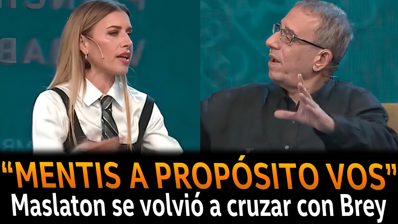 MASLATON fue al programa de BREY y le canto la verdad en la cara