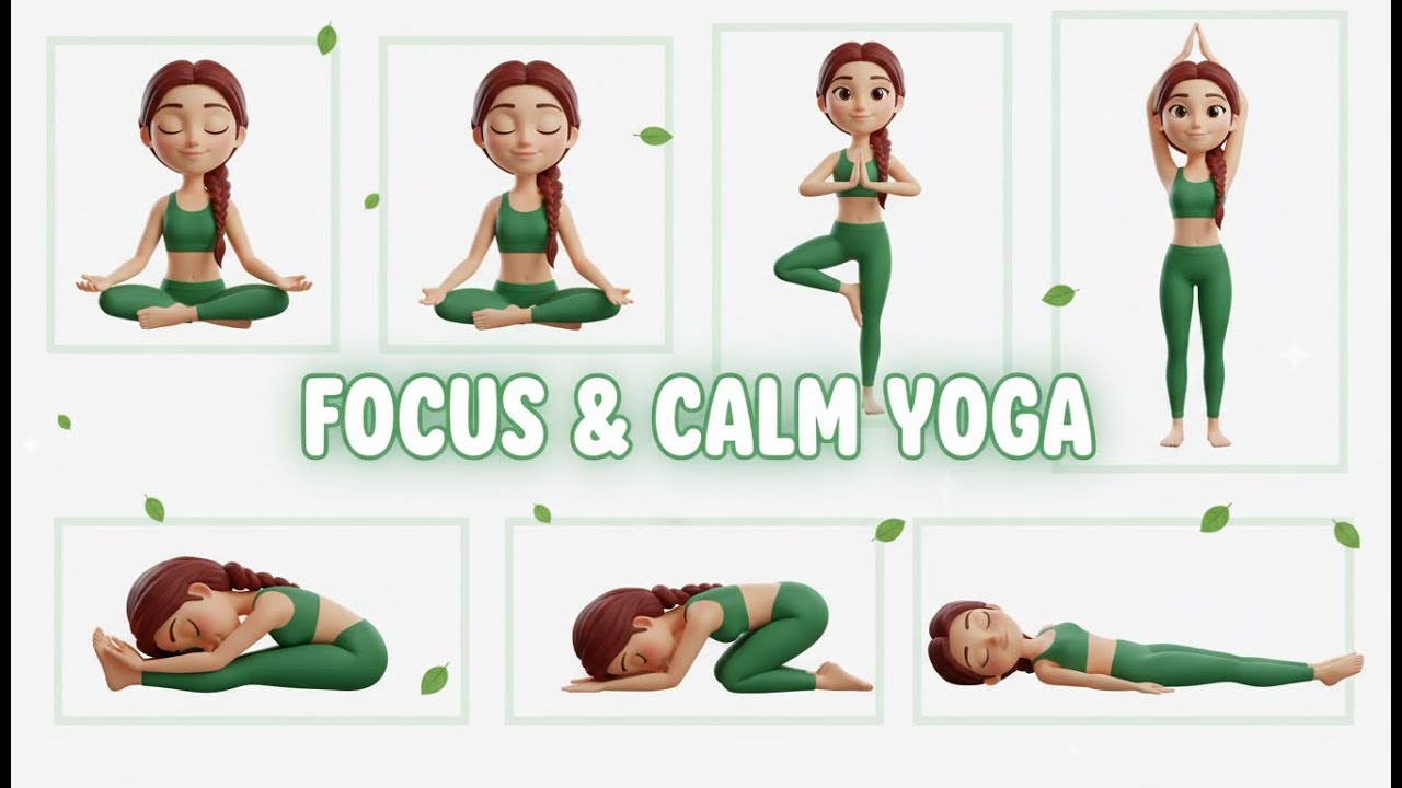 Yoga for Focus & Calm | Gentle Balance Flow | Yoga with Lily