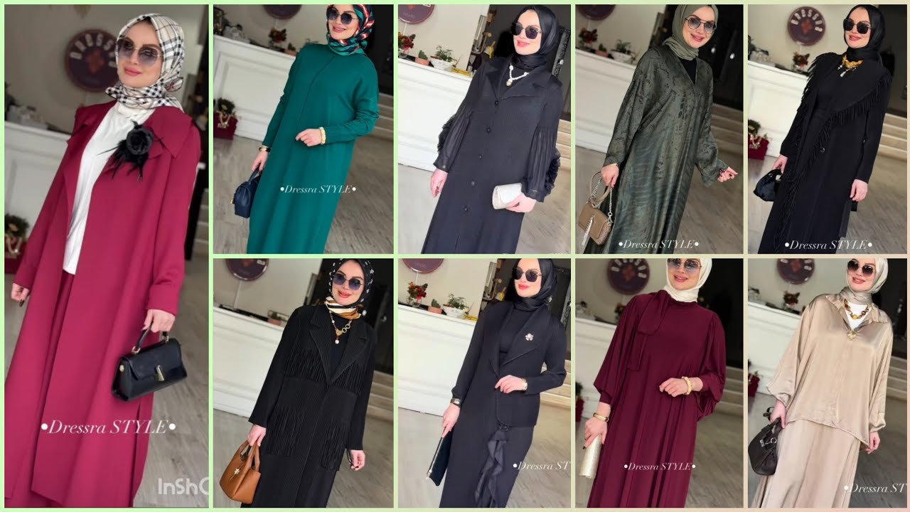 Turkish Fashion for Ramadan - The Most Beautiful Looks اطلالات تركية أنيقة