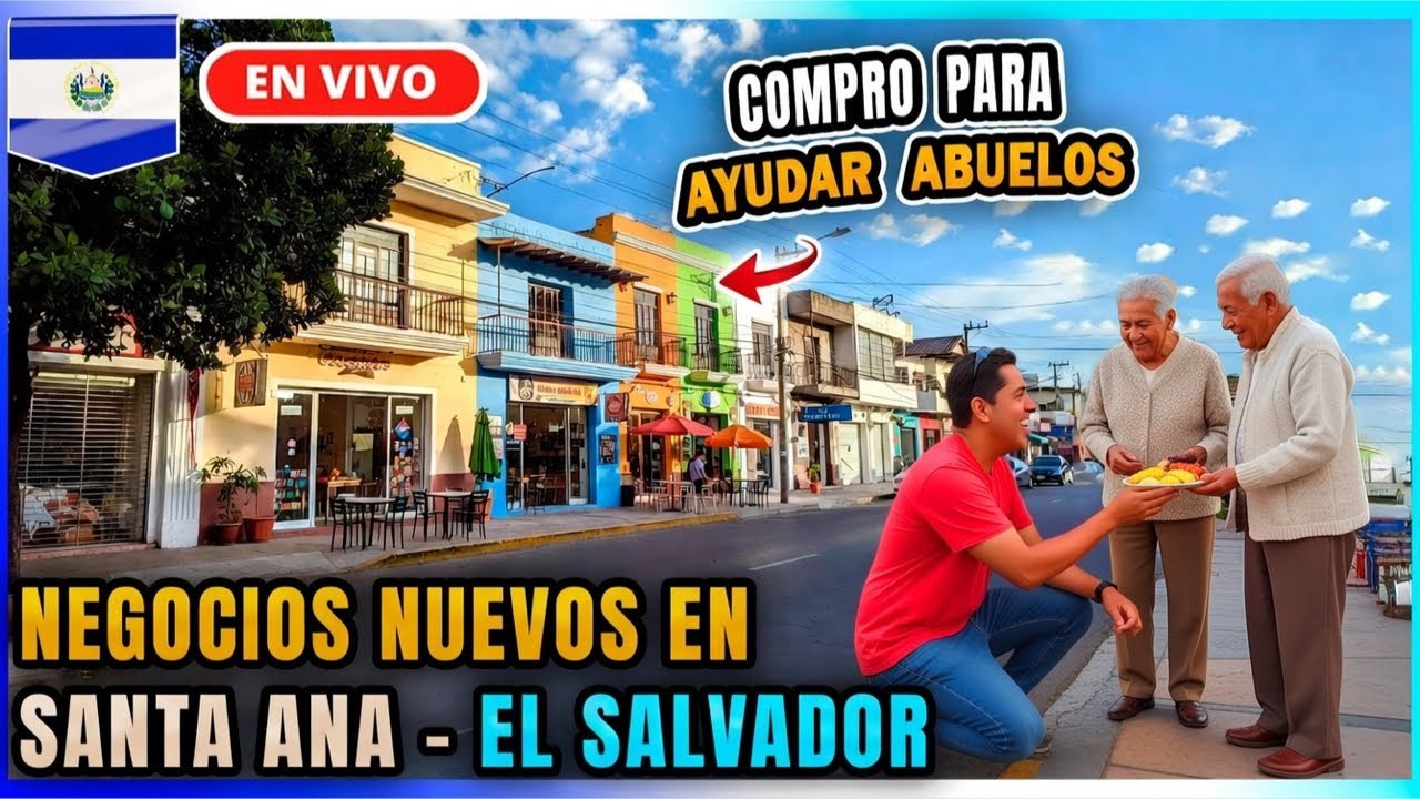 😍 COMPRANDO para Abuelitos en Santa Ana El Salvador