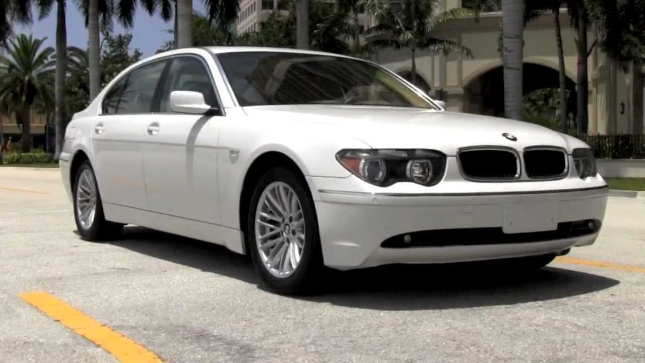 2003 BMW 745Li Alpine White Gulfstream Motorcars