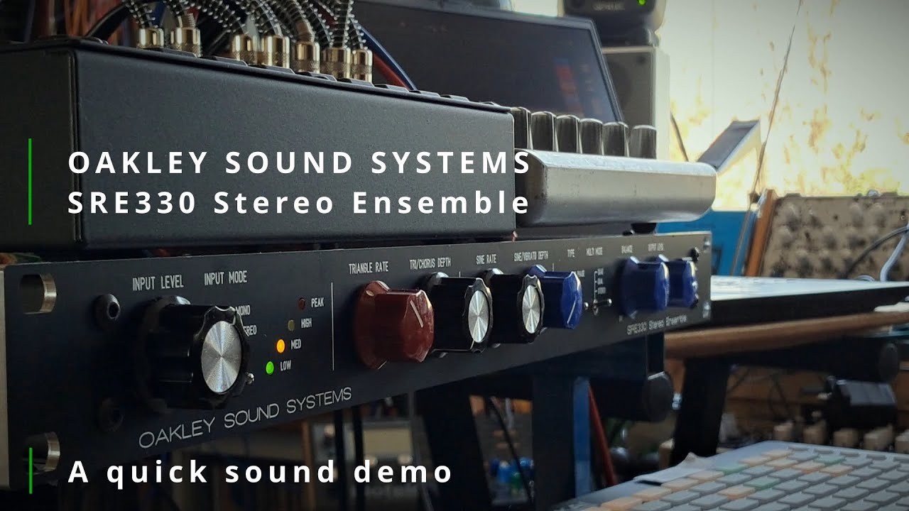 Oakley Sound System SRE330 quick and dirty demo
