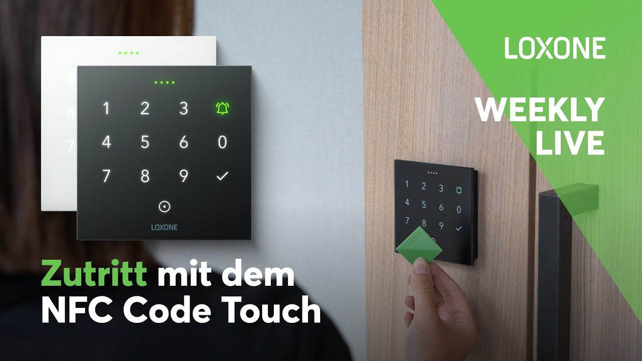 Zutrittssteuerung mit dem NFC Code Touch | Weekly Live #21