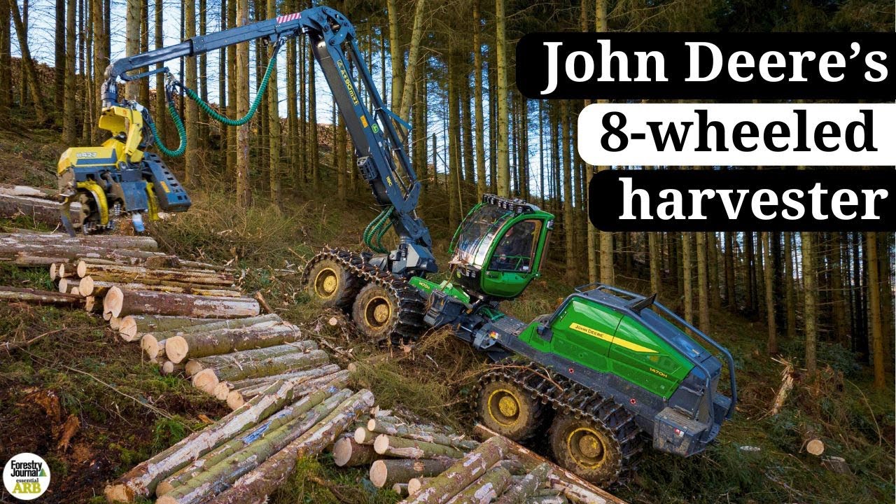 Как восьмиколесный трактор John Deere 1470H делает «невозможное возможным»