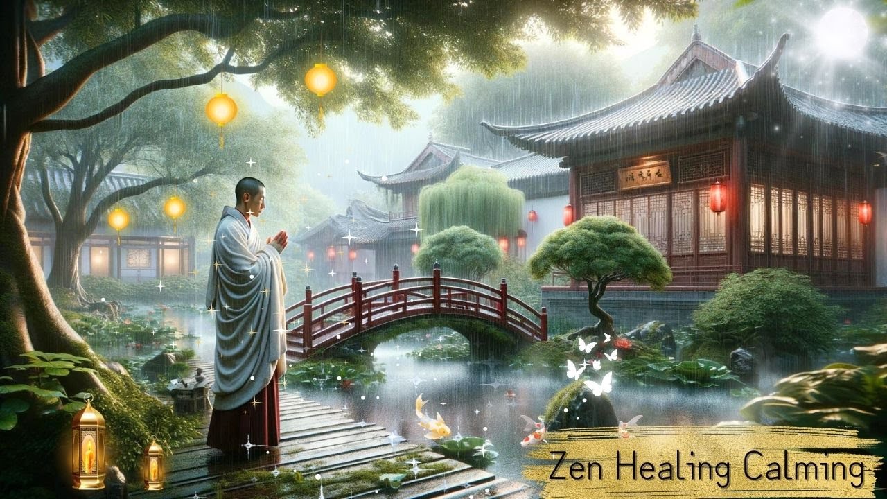 Chinese Garden Zen - Soothing, Calming, Healing Piano Music