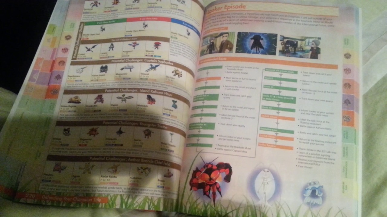 Pokemon sun and Moon Guide