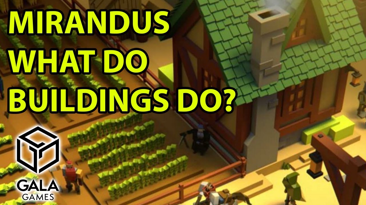 What do Mirandus buildings do?