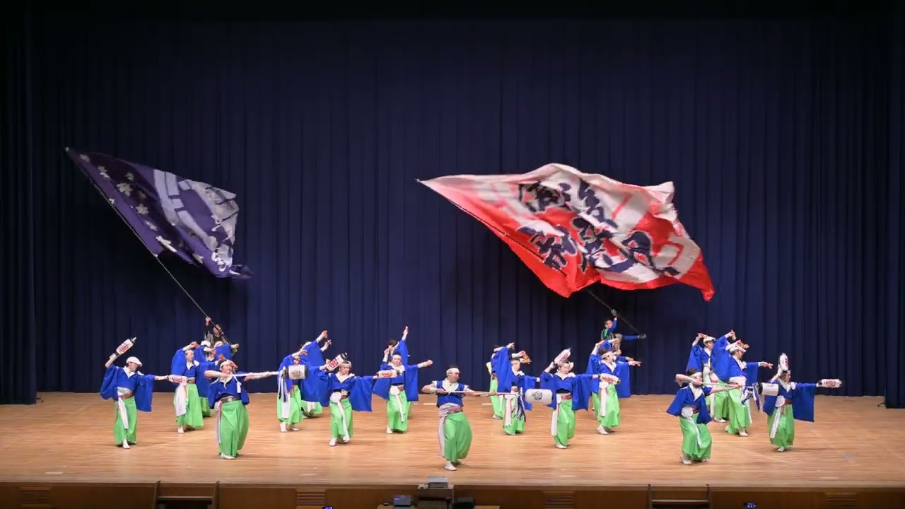 備後新選組「薔薇の楽園」俄嘉屋28周年祭0208玉島文化センター【4K・マルチアングル】