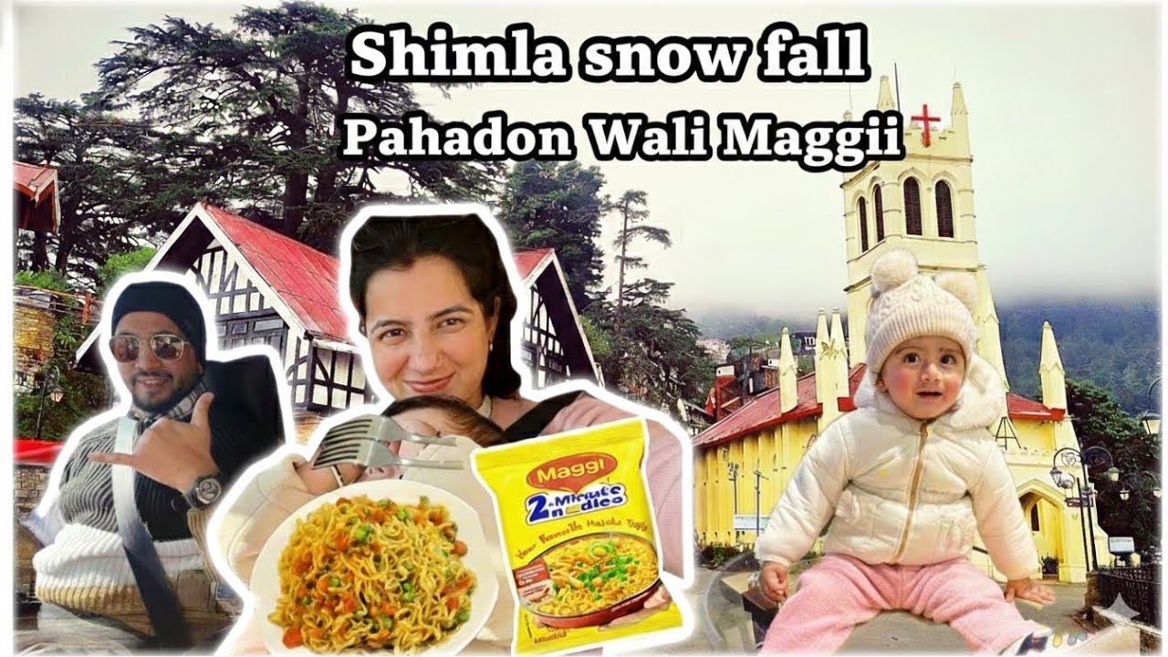 Мы поехали в Шимлу посмотреть на снегопад ❄️ | Pahadon Wali Maggie 🍜 | Himachali Rovers | #vlog158