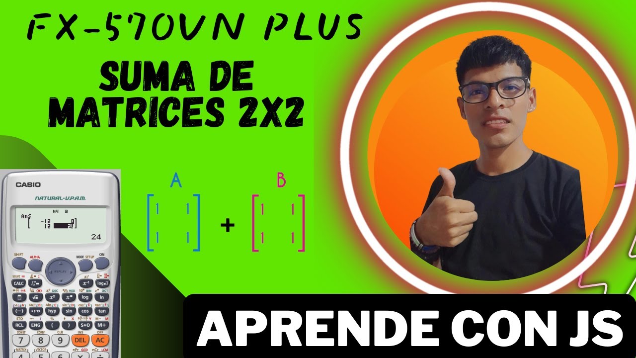 Suma y resta de matrices (2X2)