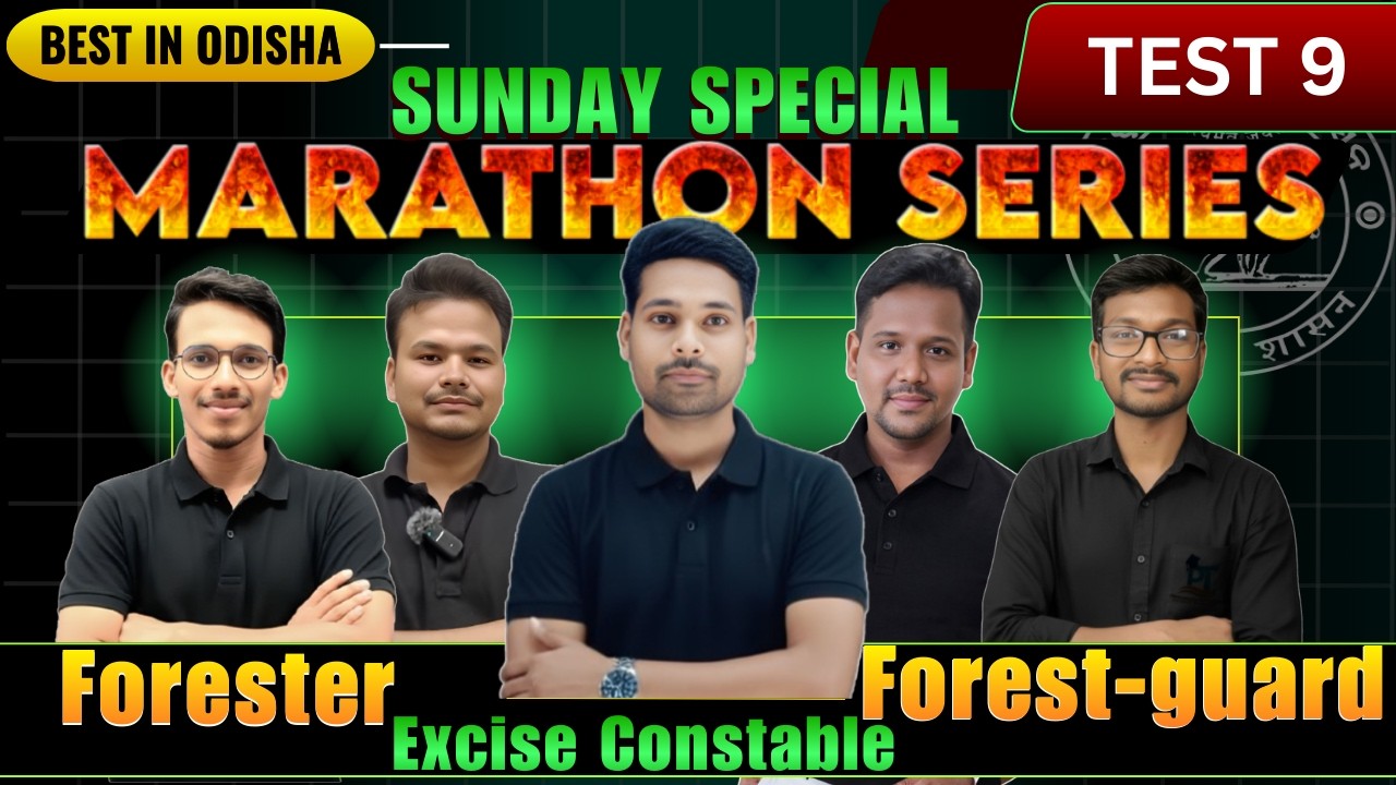 FORESTER FOREST GUARD EXCISE CONSTABLE SUNDAY MARATHON  DAY 9 #forestguard #forester #excisepolice