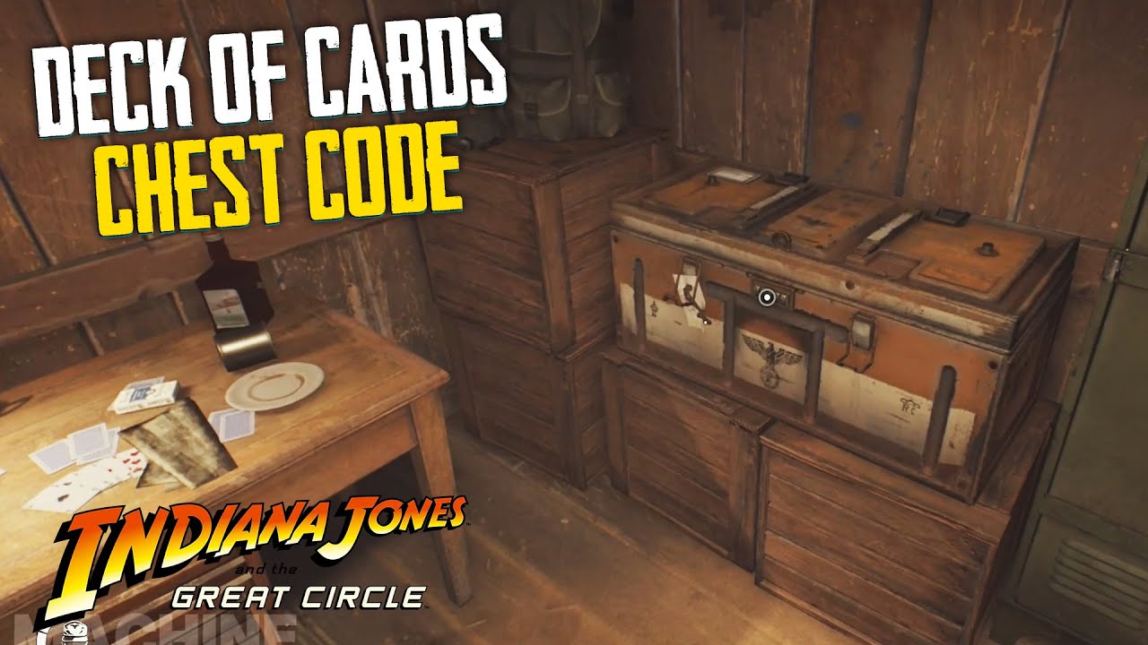 Winning Hand Deck of Card Chest Code Gizeh Indiana Jones and the Great Circle