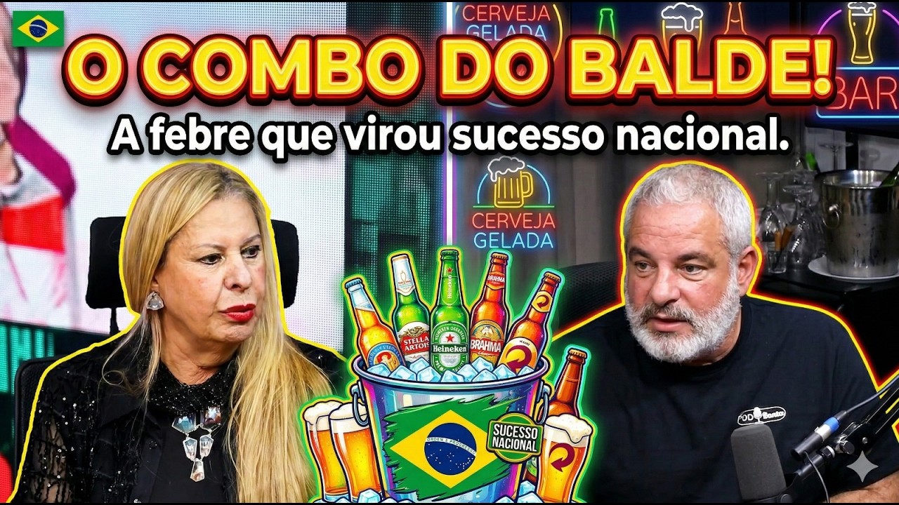 O combo do balde de cerveja. A febre que virou sucesso nacional