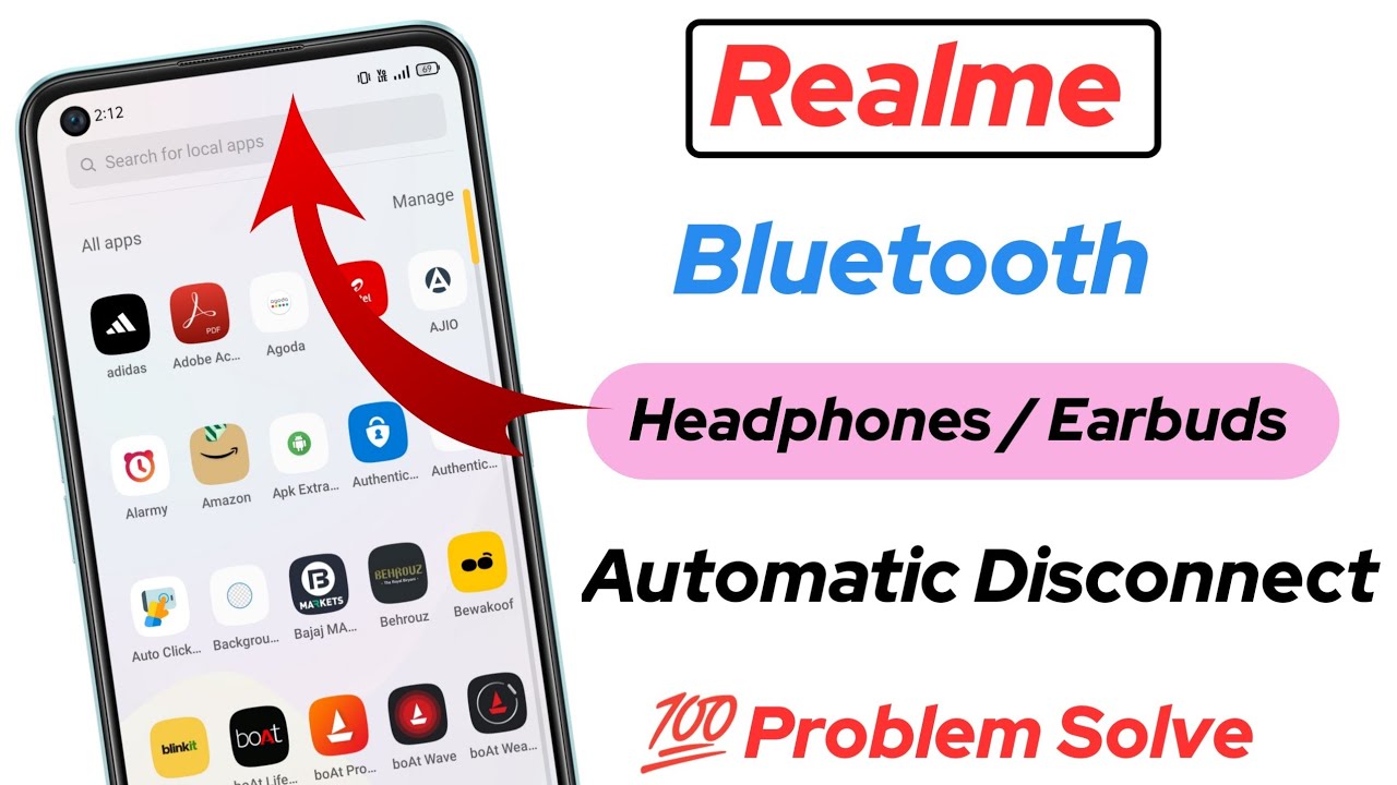 Fix realme bluetooth headphones/ Earphones automatically disconnect problem