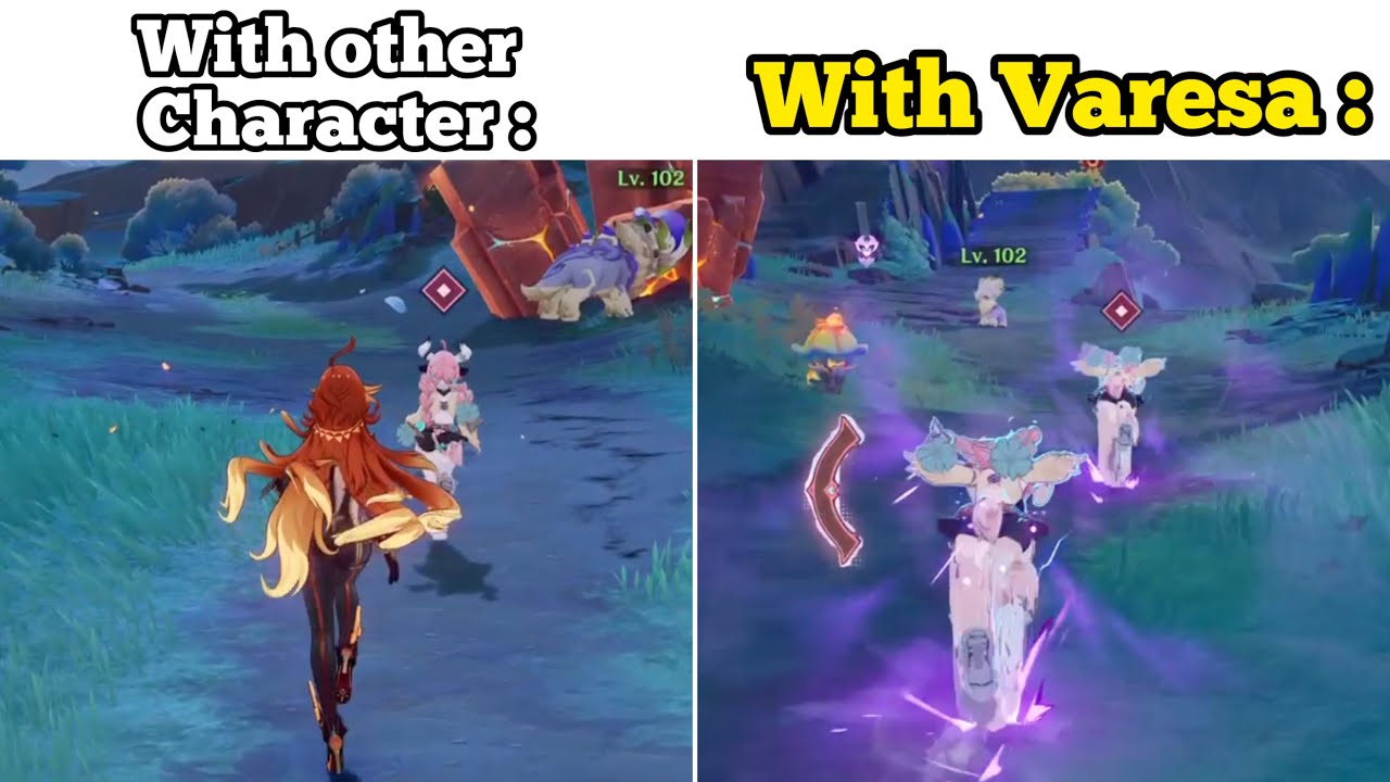 NPC VARESA CAN ACTUALLY DO THIS IF YOU ALSO USE VARESA 😭