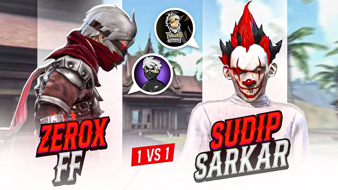 Zerox FF🇳🇵 Vs ​⁠Sudip Sarkar🇮🇳 | 1vs1 Battle of Speed⚡
