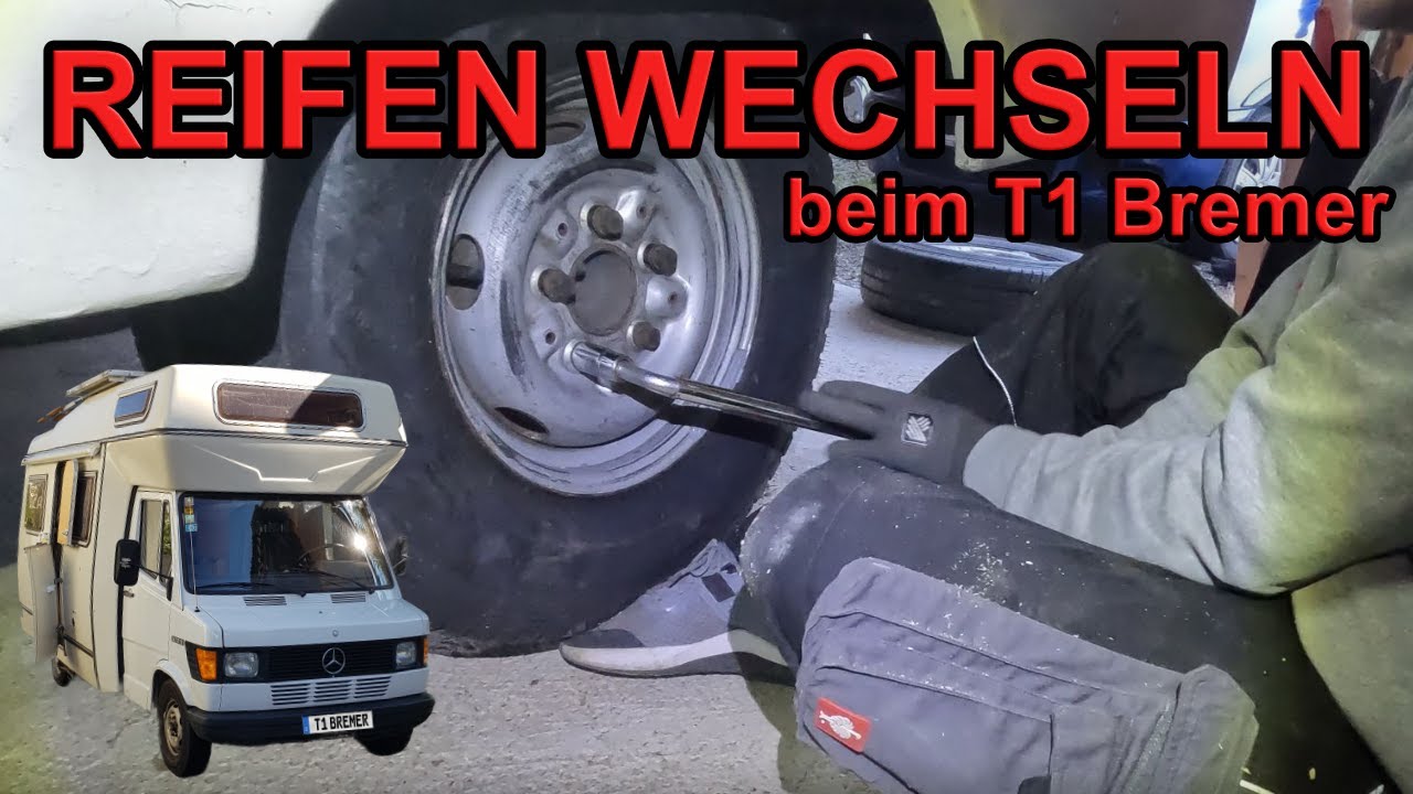 Reifen wechseln Mercedes T1 Bremer | Dobby & Bob