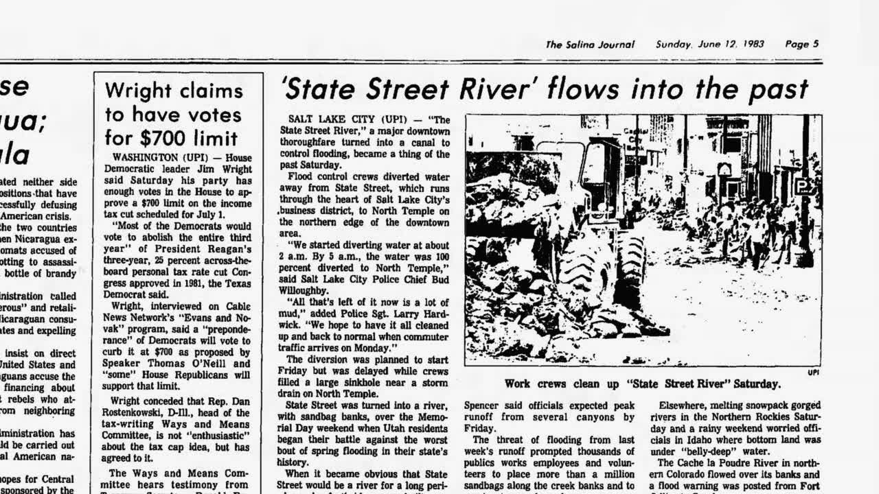 Wirth Watching: 1983 Flood creates 