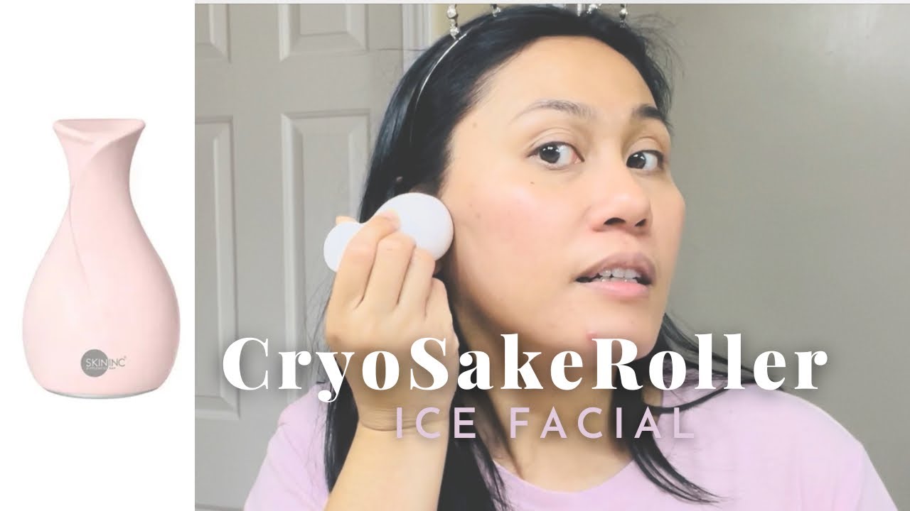 How to Combat Acne & Depuff Skin | Cryo Ice Sake Roller | Ice Facial & Cryotherapy