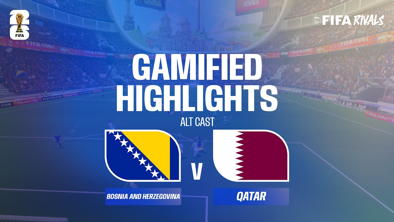 Alt Cast Highlights: Bosnia and Herzegovina v Qatar | FIFA World Cup 2026&trade;