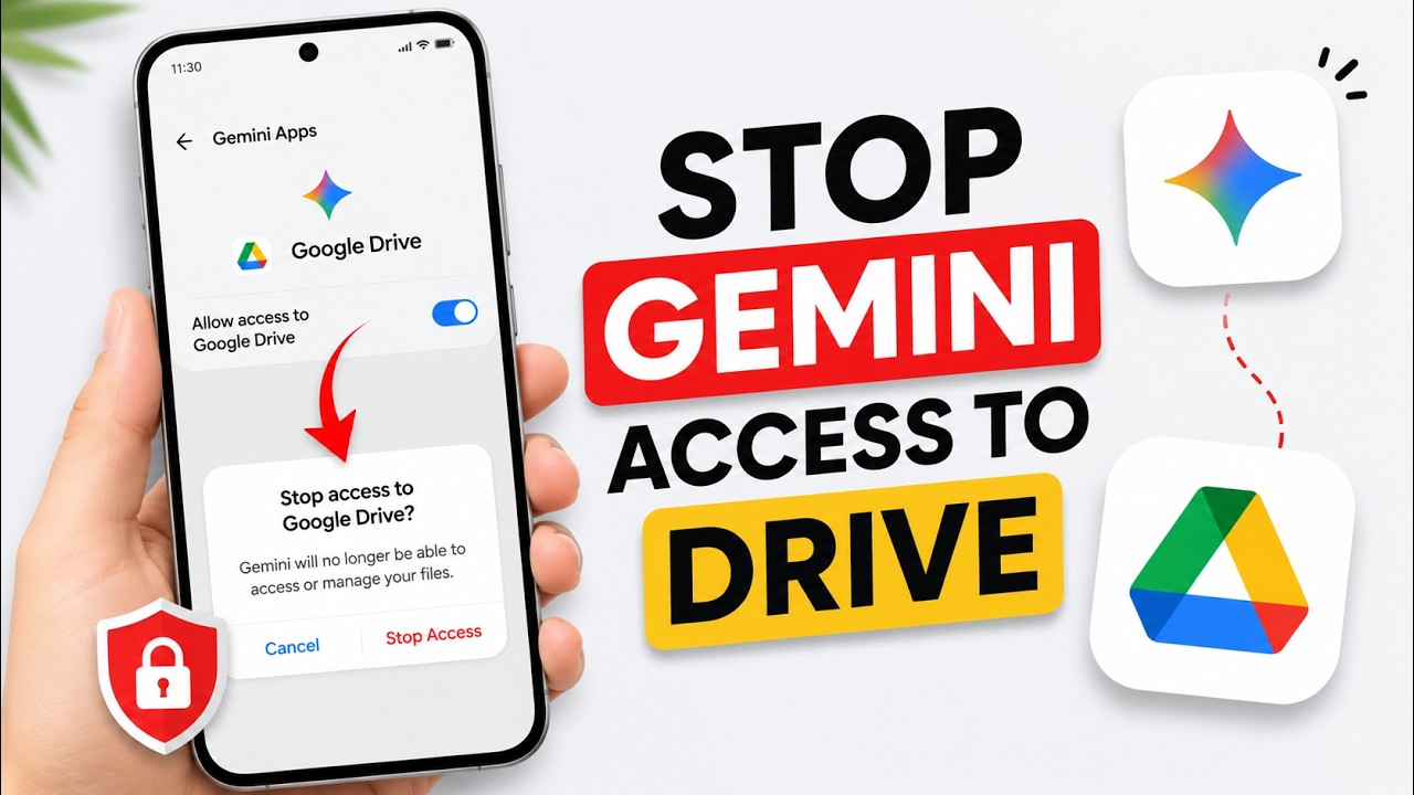 How to Stop Google Gemini From Accessing Google Drive