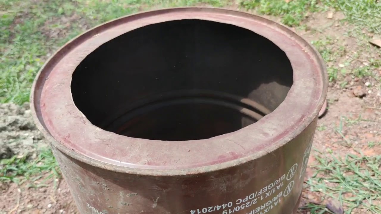 Carvão em Tambor sem fumaça