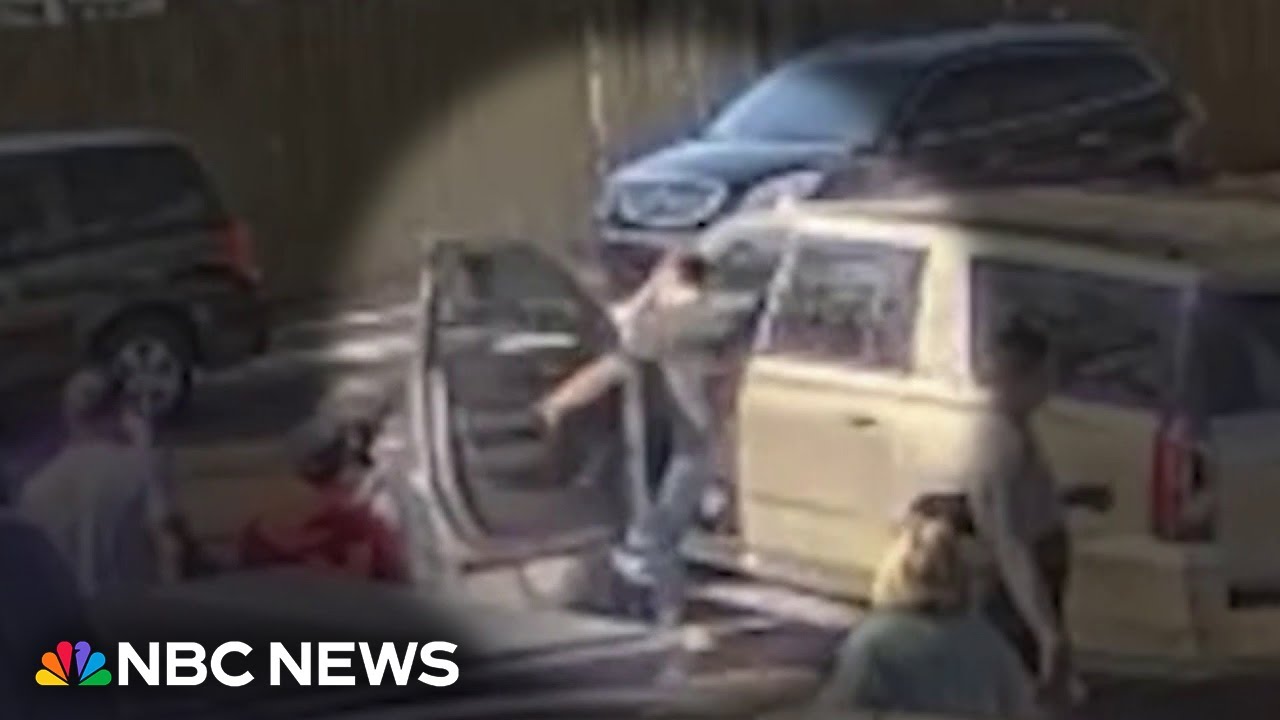 Bystanders stop suspect accused of dragging woman and her kids in SUV