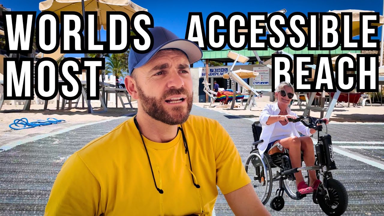 The world’s most accessible beach! - Antibes, NICE, FRANCE.