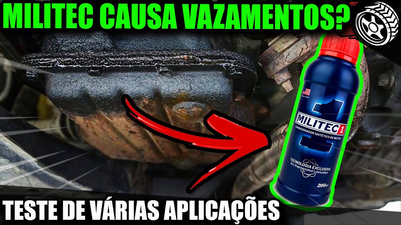 VEJA O FINAL!!! - MILITEC pode GERAR VAZAMENTO DE ÓLEO ? - Milan Dark