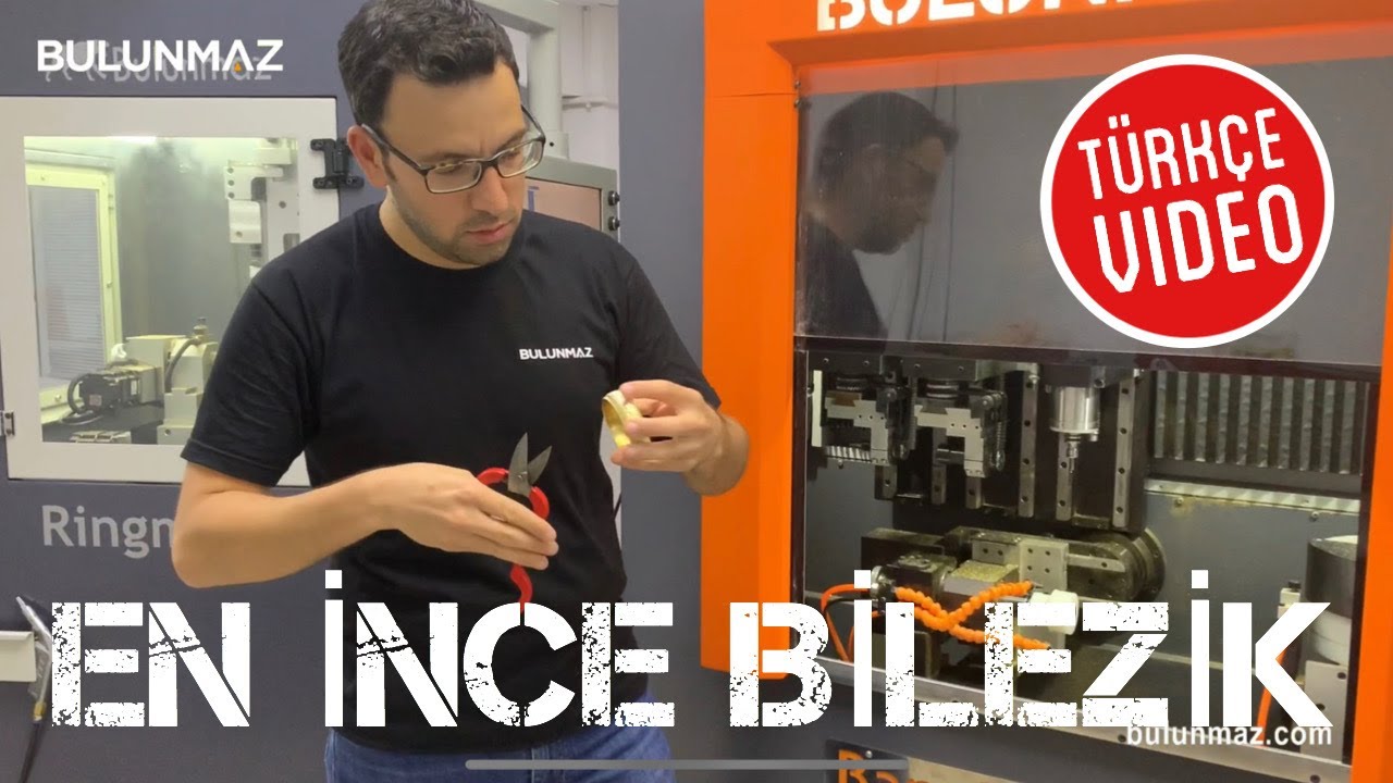 En ince ALTIN BİLEZİK MODELLERİ i&ccedil;in Banglemaster Kuyumcu CNC Makinası (#BulunmazCNCMakina)