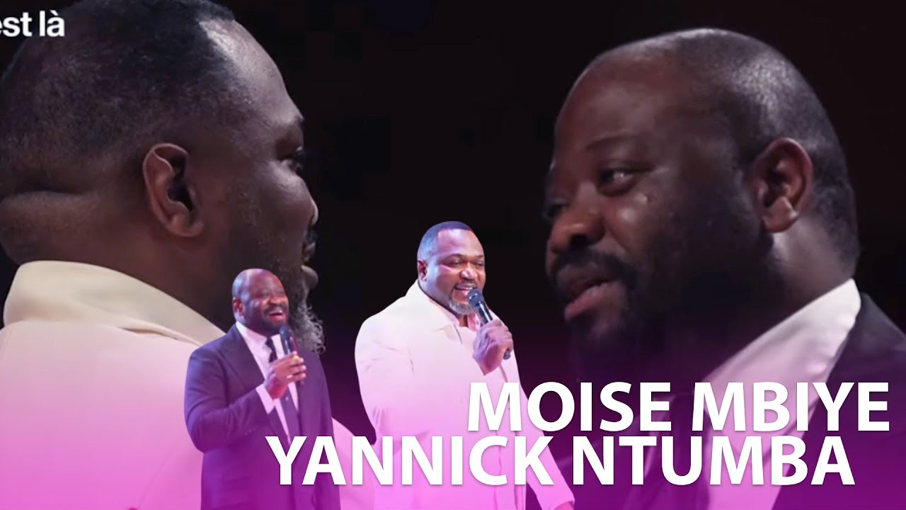 Après 20 ans passés, Moïse Mbiye et Yannick Ntumba se retrouvent et chantent ensemble.