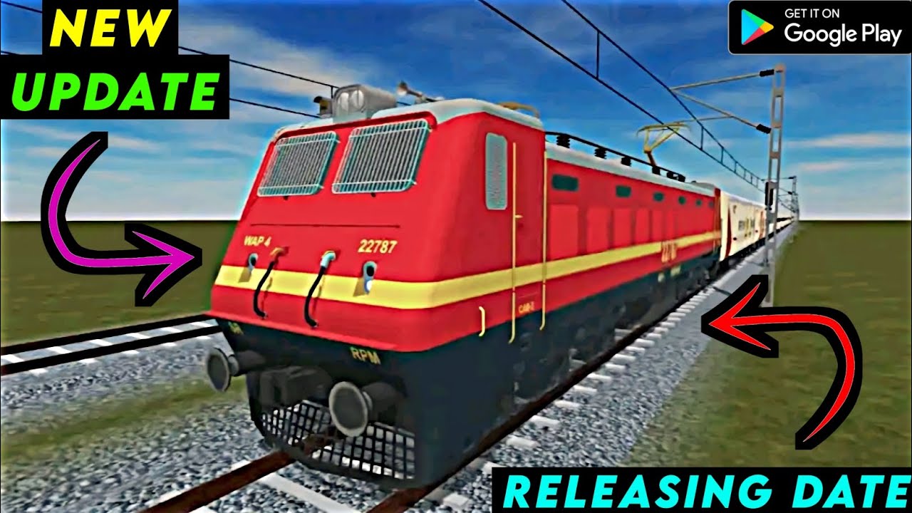 Indian Train Crossing 3D New Update | New Locomotive | EMU | Releasing date | SB2K APPS | RGI |