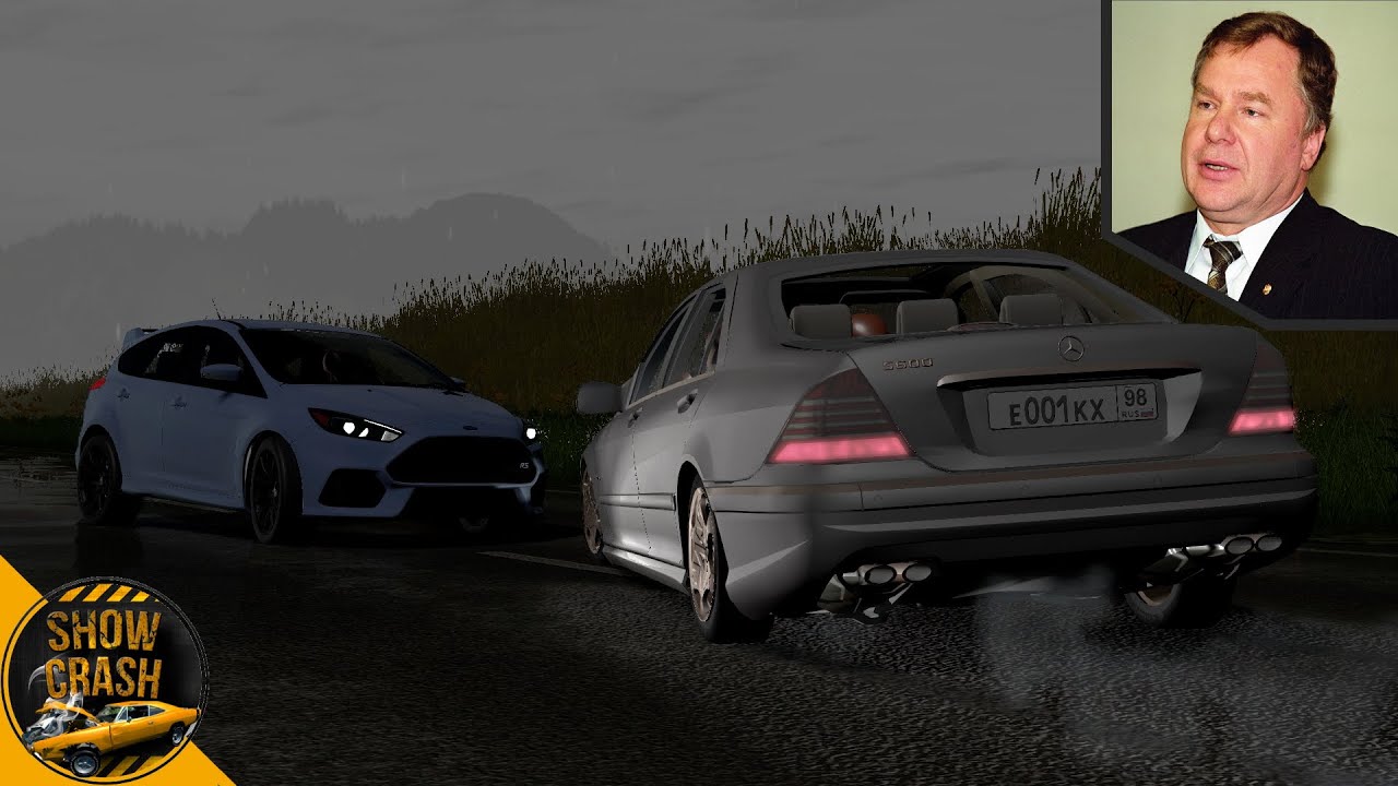 BeamNG Drive - Реконструкция Аварии Губернатора Виктора Шершунова
